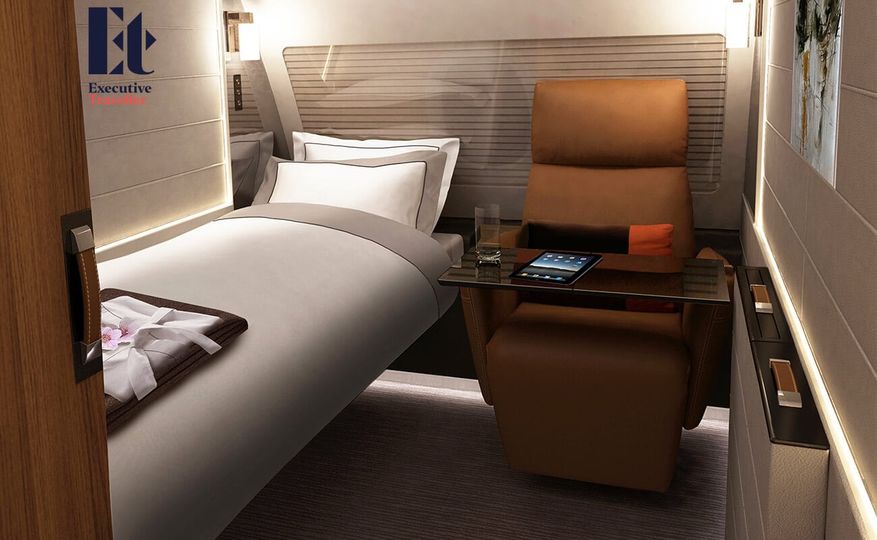 One of the Skyroom concepts for Singapore Airlines' latest Airbus A380 first class.