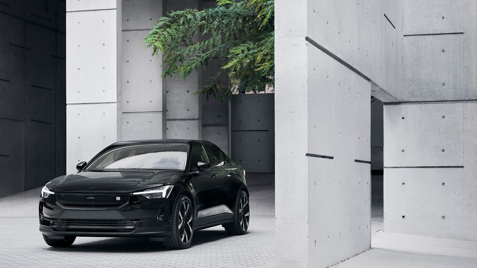 The 100% electric Polestar 2 from Volvo subsidiary Polestar.