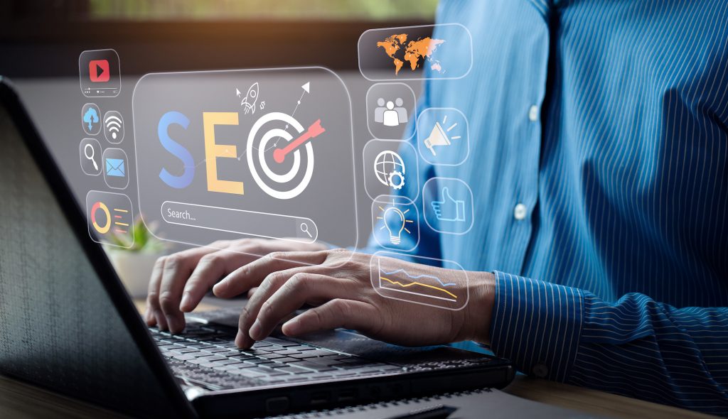 business people use SEO tools