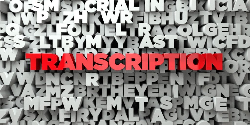 transcription word